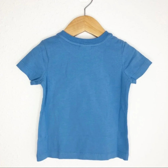 NWT Hanna Andersson shirt blue short sleeve 4th of July unicorn 18-24 months - Picture 2 of 7